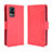 Funda de Cuero Cartera con Soporte Carcasa BY3 para Vivo V21e 4G Rojo