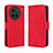 Funda de Cuero Cartera con Soporte Carcasa BY3 para Vivo X90 Pro 5G Rojo