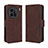 Funda de Cuero Cartera con Soporte Carcasa BY3 para Vivo X90 Pro+ Plus 5G Marron