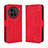 Funda de Cuero Cartera con Soporte Carcasa BY3 para Vivo X90 Pro+ Plus 5G Rojo