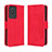 Funda de Cuero Cartera con Soporte Carcasa BY3 para Vivo Y02 Rojo