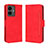 Funda de Cuero Cartera con Soporte Carcasa BY3 para Vivo Y77 5G Rojo