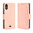 Funda de Cuero Cartera con Soporte Carcasa BY3 para Wiko Y51 Rosa