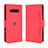 Funda de Cuero Cartera con Soporte Carcasa BY3 para Xiaomi Black Shark 4 5G Rojo