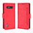 Funda de Cuero Cartera con Soporte Carcasa BY3 para Xiaomi Black Shark 4S 5G Rojo