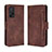 Funda de Cuero Cartera con Soporte Carcasa BY3 para Xiaomi Mi 10T 5G Marron