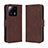 Funda de Cuero Cartera con Soporte Carcasa BY3 para Xiaomi Mi 13 5G Marron