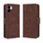 Funda de Cuero Cartera con Soporte Carcasa BY3 para Xiaomi Poco C50 Marron