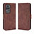 Funda de Cuero Cartera con Soporte Carcasa BY3 para Xiaomi Poco F4 5G Marron