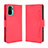 Funda de Cuero Cartera con Soporte Carcasa BY3 para Xiaomi Poco M5S Rojo