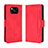 Funda de Cuero Cartera con Soporte Carcasa BY3 para Xiaomi Poco X3 NFC Rojo