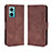 Funda de Cuero Cartera con Soporte Carcasa BY3 para Xiaomi Redmi 10 5G Marron