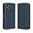 Funda de Cuero Cartera con Soporte Carcasa BY3 para Xiaomi Redmi 12 4G Azul