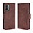 Funda de Cuero Cartera con Soporte Carcasa BY3 para Xiaomi Redmi 9 Power Marron