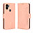 Funda de Cuero Cartera con Soporte Carcasa BY3 para Xiaomi Redmi A1 Plus Rosa