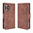 Funda de Cuero Cartera con Soporte Carcasa BY3 para Xiaomi Redmi K40 Gaming 5G Marron