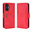 Funda de Cuero Cartera con Soporte Carcasa BY3 para Xiaomi Redmi K50 Gaming AMG F1 5G Rojo