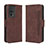 Funda de Cuero Cartera con Soporte Carcasa BY3 para Xiaomi Redmi K60 Pro 5G Marron