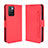 Funda de Cuero Cartera con Soporte Carcasa BY3 para Xiaomi Redmi Note 11 4G (2021) Rojo