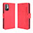 Funda de Cuero Cartera con Soporte Carcasa BY3 para Xiaomi Redmi Note 11 SE 5G Rojo