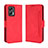 Funda de Cuero Cartera con Soporte Carcasa BY3 para Xiaomi Redmi Note 11T Pro+ Plus 5G Rojo