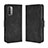 Funda de Cuero Cartera con Soporte Carcasa BY3 para Xiaomi Redmi Note 9 4G Negro