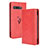 Funda de Cuero Cartera con Soporte Carcasa BY4 para Asus ROG Phone 3 Strix ZS661KS Rojo