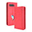 Funda de Cuero Cartera con Soporte Carcasa BY4 para Asus ROG Phone 5s Rojo