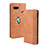 Funda de Cuero Cartera con Soporte Carcasa BY4 para Asus ROG Phone II ZS660KL Marron