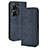 Funda de Cuero Cartera con Soporte Carcasa BY4 para Asus ZenFone 10 Azul