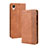 Funda de Cuero Cartera con Soporte Carcasa BY4 para Asus ZenFone Live L2 ZA550KL Marron