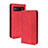 Funda de Cuero Cartera con Soporte Carcasa BY4 para Google Pixel 6a 5G Rojo