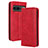 Funda de Cuero Cartera con Soporte Carcasa BY4 para Google Pixel 8 Pro 5G Rojo