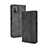 Funda de Cuero Cartera con Soporte Carcasa BY4 para HTC Desire 21 Pro 5G Negro