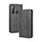 Funda de Cuero Cartera con Soporte Carcasa BY4 para HTC U20 5G Negro