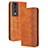 Funda de Cuero Cartera con Soporte Carcasa BY4 para Huawei Honor 80 GT 5G Marron