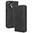 Funda de Cuero Cartera con Soporte Carcasa BY4 para Motorola Moto G13 Negro