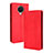 Funda de Cuero Cartera con Soporte Carcasa BY4 para Nokia 6.3 Rojo