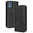 Funda de Cuero Cartera con Soporte Carcasa BY4 para Nokia C02 Negro