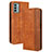 Funda de Cuero Cartera con Soporte Carcasa BY4 para Nokia G22 Marron