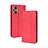 Funda de Cuero Cartera con Soporte Carcasa BY4 para OnePlus Nord N20 5G Rojo