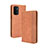 Funda de Cuero Cartera con Soporte Carcasa BY4 para OnePlus Nord N200 5G Marron