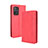 Funda de Cuero Cartera con Soporte Carcasa BY4 para Oppo A94 5G Rojo