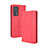 Funda de Cuero Cartera con Soporte Carcasa BY4 para Oppo Reno6 Pro+ Plus 5G Rojo