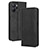 Funda de Cuero Cartera con Soporte Carcasa BY4 para Realme 10T 5G Negro