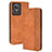 Funda de Cuero Cartera con Soporte Carcasa BY4 para Realme GT2 Master Explorer Marron