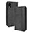 Funda de Cuero Cartera con Soporte Carcasa BY4 para Samsung Galaxy A22 5G SC-56B Negro