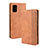 Funda de Cuero Cartera con Soporte Carcasa BY4 para Samsung Galaxy A71 5G Marron