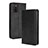 Funda de Cuero Cartera con Soporte Carcasa BY4 para Samsung Galaxy F02S SM-E025F Negro