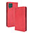 Funda de Cuero Cartera con Soporte Carcasa BY4 para Samsung Galaxy F62 5G Rojo